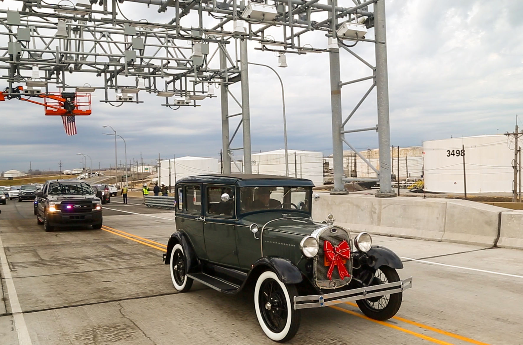 Opening of new Cline Avenue Bridge